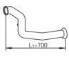 MERCE 6704900010 Exhaust Pipe